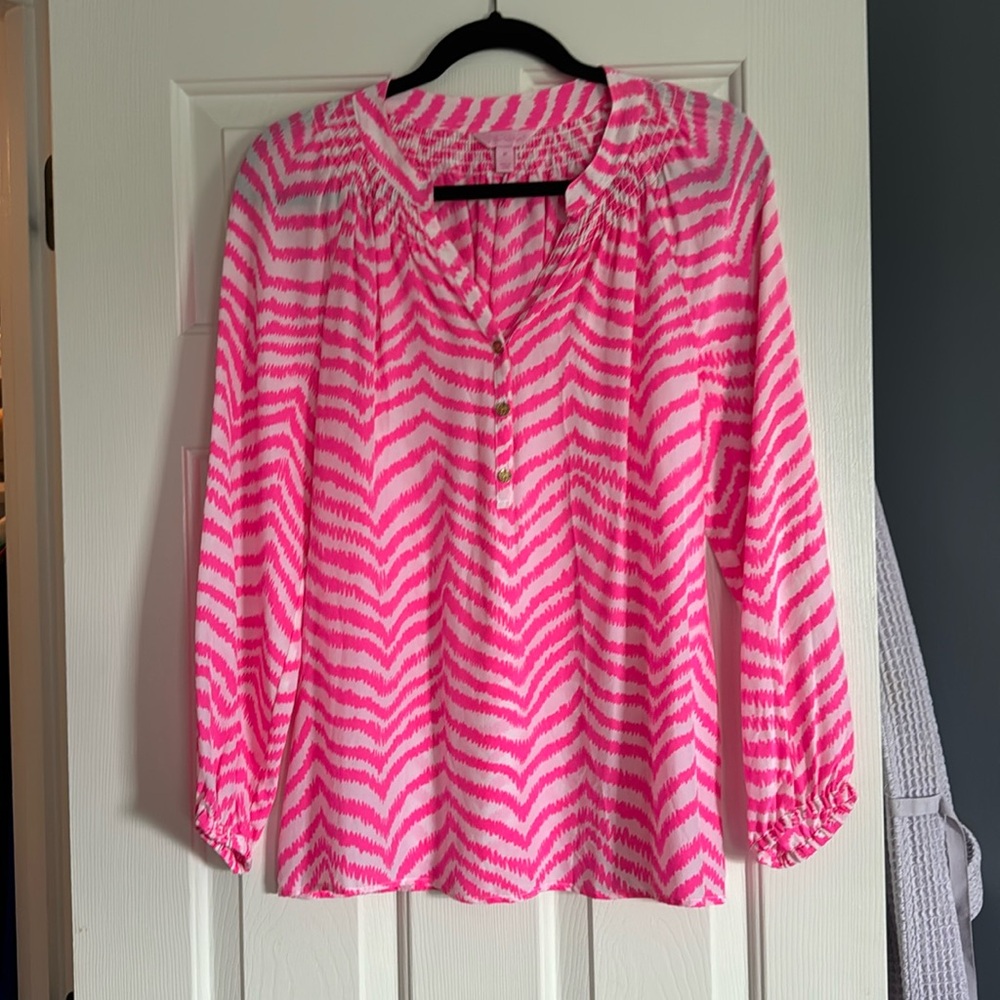 Lilly Pulitzer Elsa Silk Top